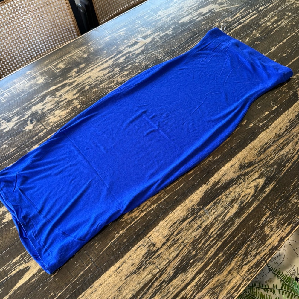HELLO MISS 💕 Royal Blue Tube Top Summer Dress - SMALL